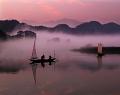 554 - HOMEBOUND FISHERMEN - BAI ZHIBING - china